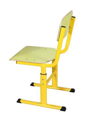 Т-подіб. стілець 410х460-495х(780)830-910 АНШАР ГРУП (132450 HPL) рост.гр (№5-7) дод. (р.г.№4) хім стійке покрит. пластику HPL, підвищена міцн. плоскоовал.труба